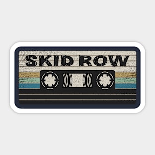 Skid Row Mix Tape Sticker